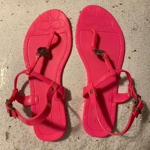 Coach Women’s Pansy Jelly Sandals